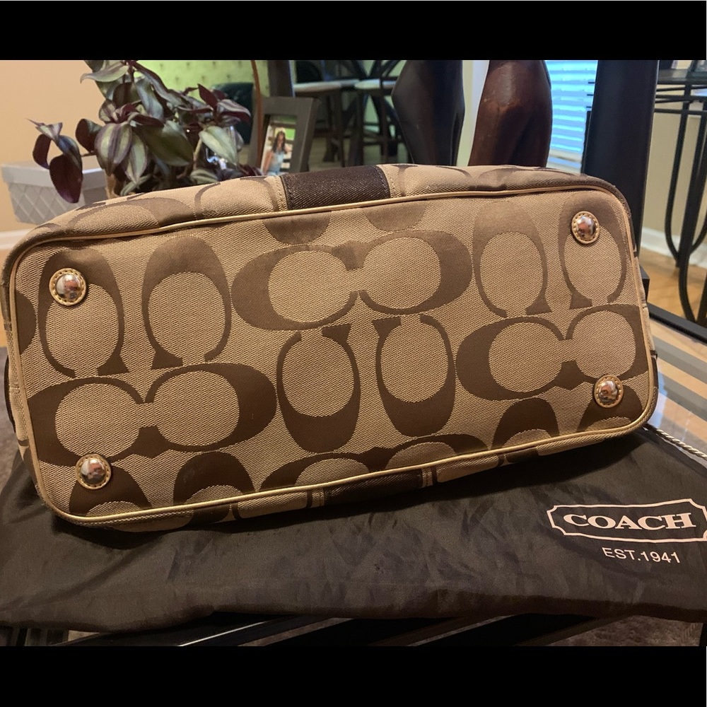 Coach Monogram Handbag - Picture 4 of 9